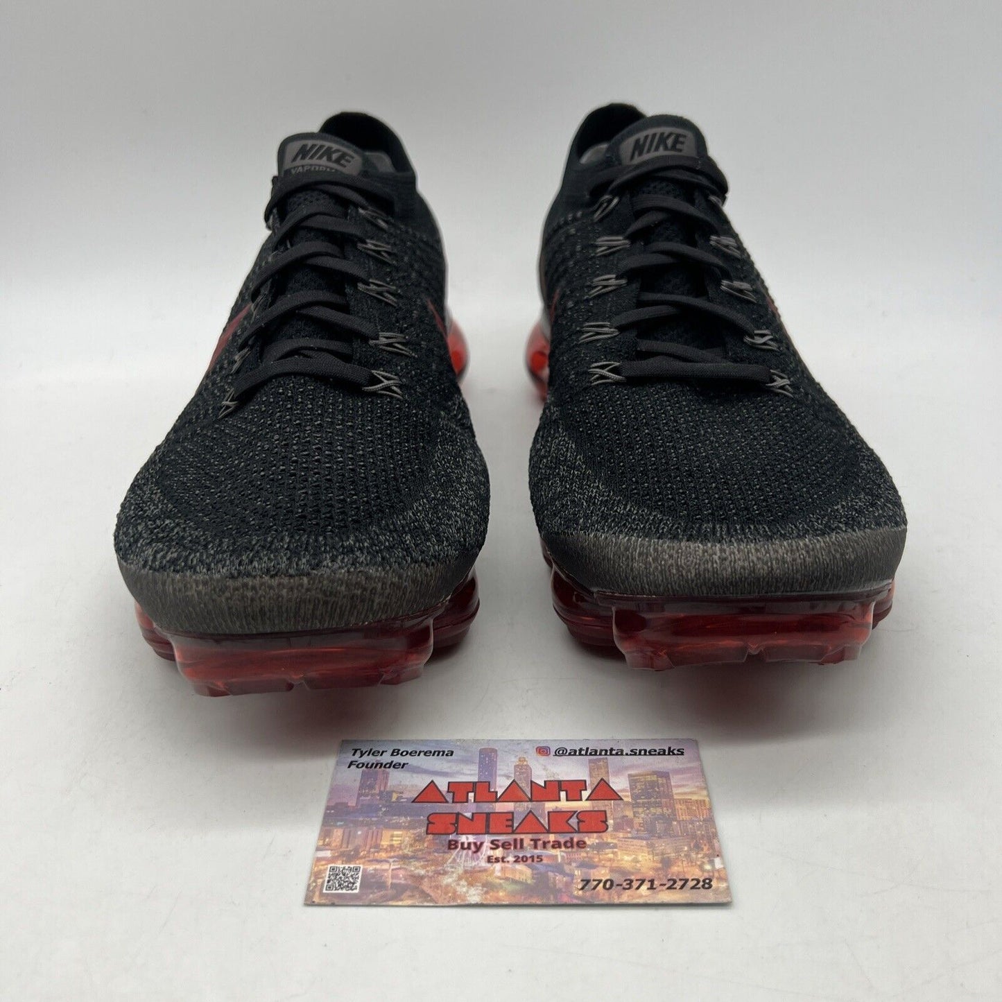 Size 11 - Nike Air VaporMax Bred Black Red (849558-013)