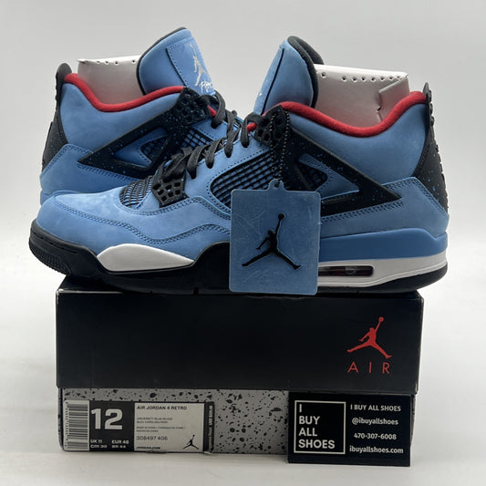 Size 12 - Air Jordan 4 Retro x Travis Scott Mid Cactus Jack (308497-406)