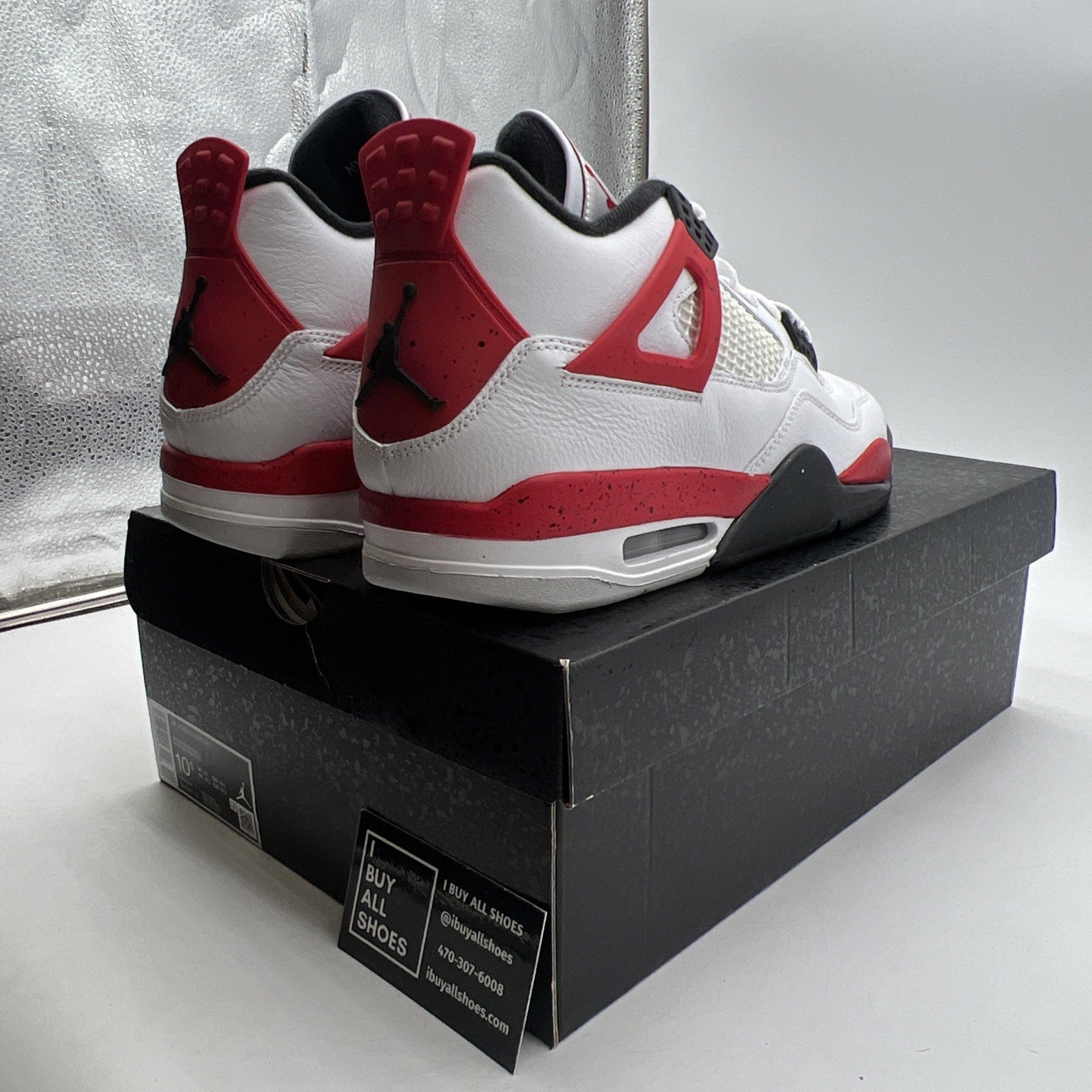Size 10.5 - Air Jordan 4 Retro Mid Red Cement (DH6927-161)