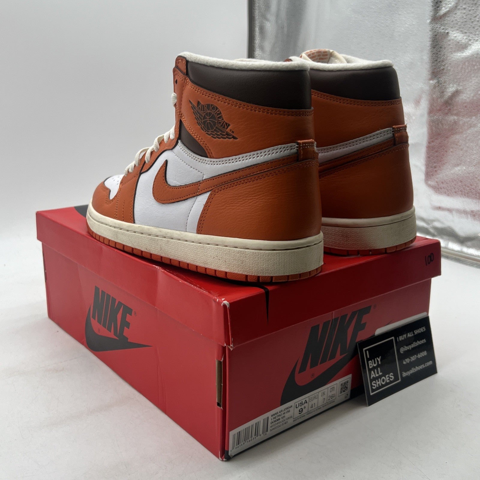 Size 9.5 - Air Jordan 1 Retro High OG Starfish W (DO9369-101)