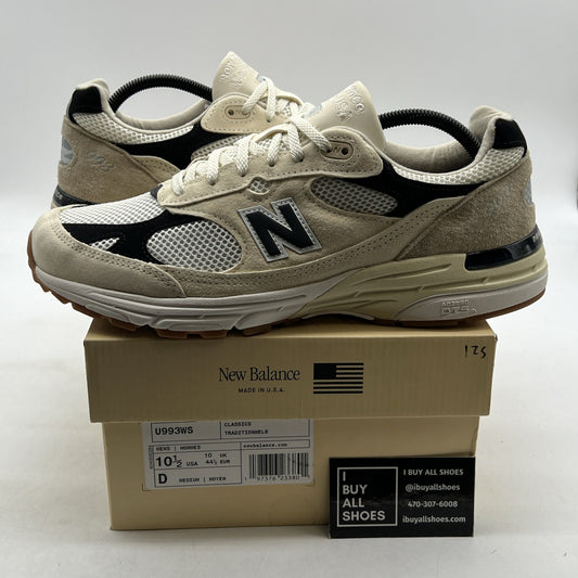 Size 10.5 - New Balance Teddy Santis x 993 Made in USA Sea Salt Black (U993WS)