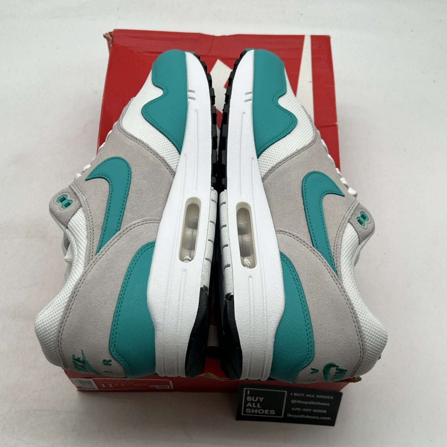 Size 11.5 - Nike Air Max 1 SC Clear Jade (DZ4549-001)