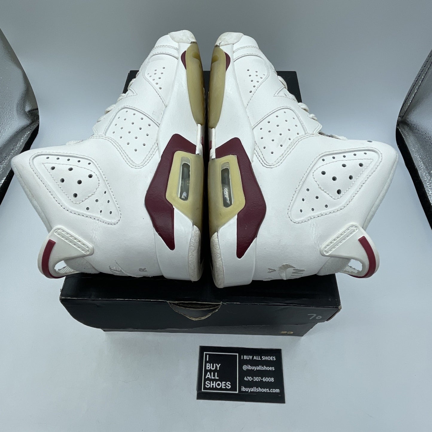 Size 6 (GS) - Air Jordan 6 Retro OG 2015 Mid Maroon (836342-115)