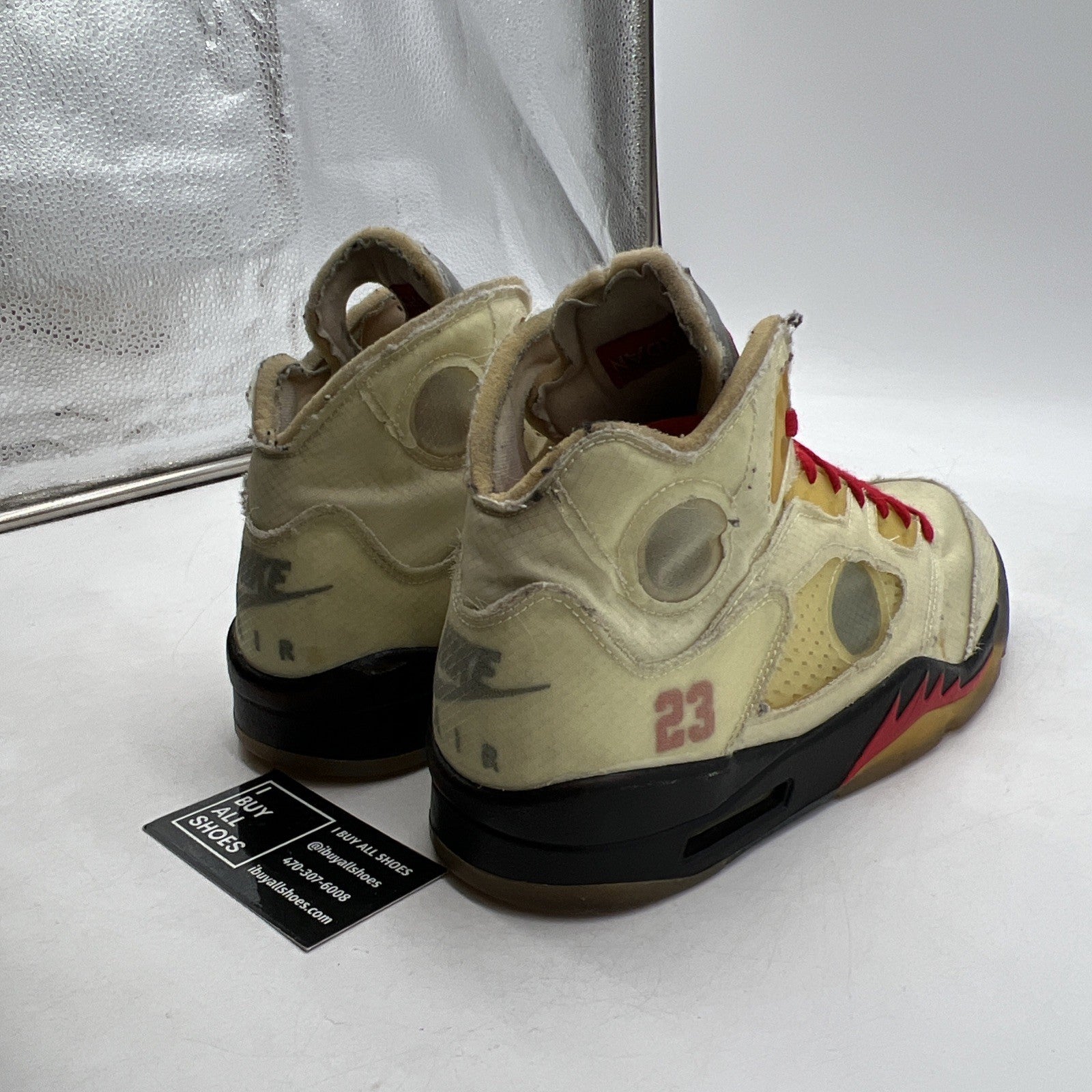 Size 10 - Air Jordan 5 SP x Off-White Mid Sail (DH8565-100)