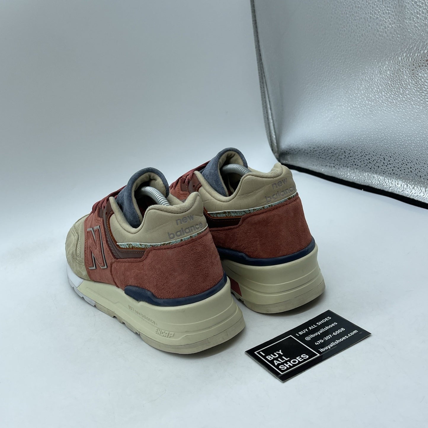 Size 9 - New Balance Stance x 997 First of All Brown Red Suede (M997ST)