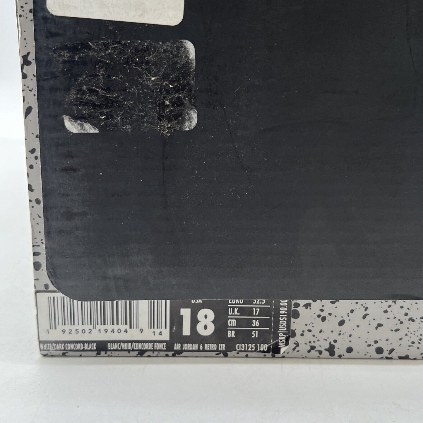Size 18 - Air Jordan 6 Retro LTR Flint (CI3125-100)