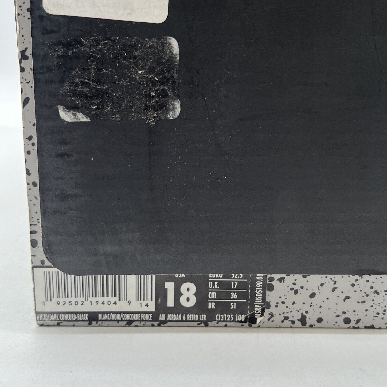 Size 18 - Air Jordan 6 Retro LTR Flint (CI3125-100)