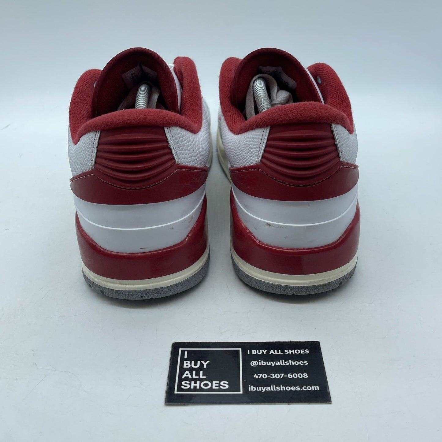 Size 12 - Air Jordan 2/3 White Varsity Red White Leather (FD0383-161)