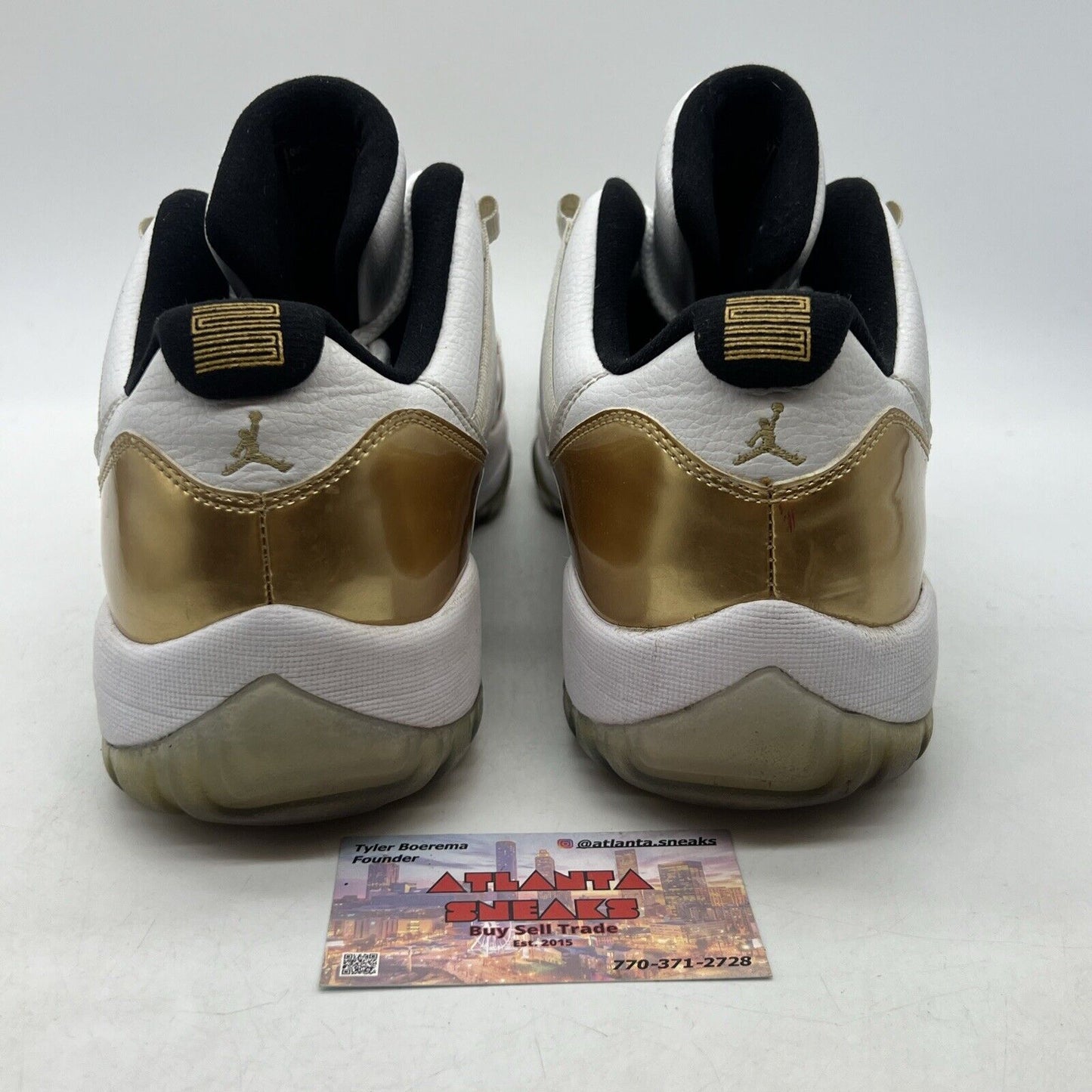 Size 13 - Air Jordan 11 Retro Low Closing Ceremony White Gold Leather 528895-103