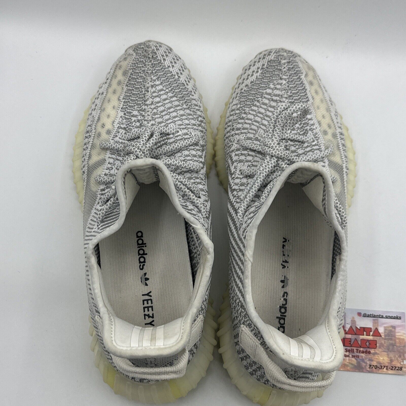 Size 9.5 - adidas Yeezy Boost 350 V2 Static Non-Reflective White Yellow Icy Og