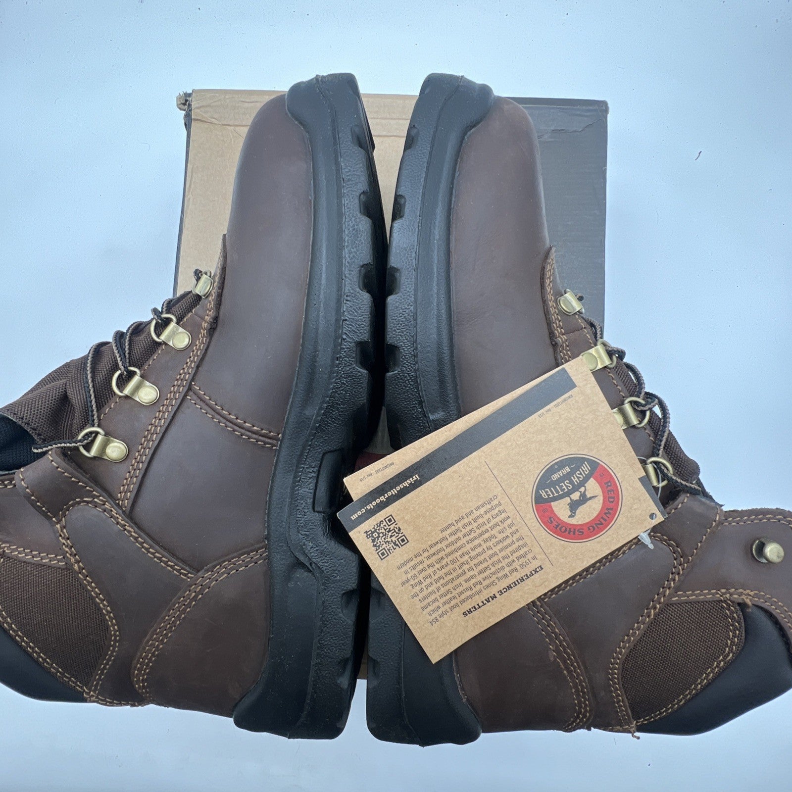 Size 10.5- Men's Red Wing Shoes Irish Setter Eli Hiker 6” Steel Toe Waterproof