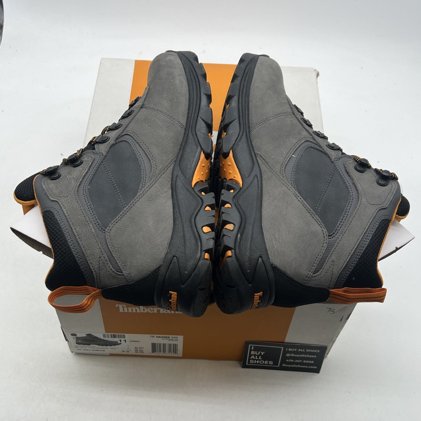Size 11 - Timberland Mt Maddsen Waterproof Mid Hiker Boot Grey (TB0A258X 033)