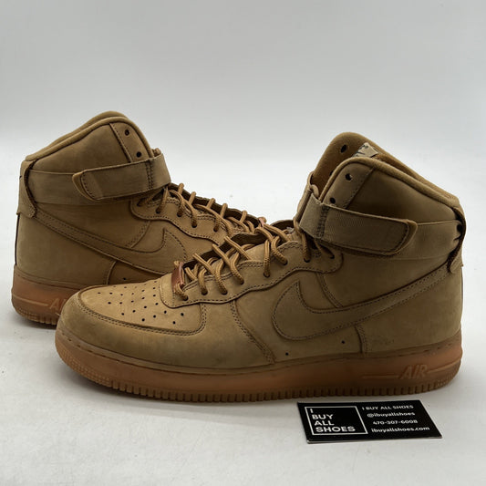 Size 11.5 - Nike Air Force 1 '07 LV8 WB High Flax (882096-200)