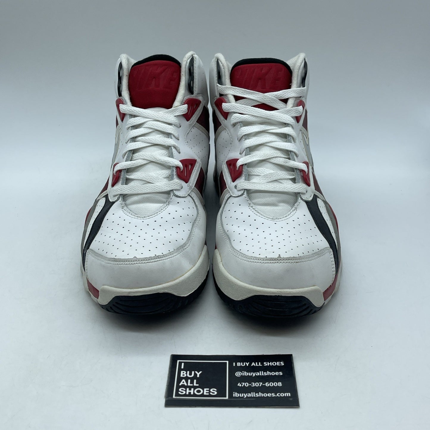Size 13 - Nike Air Trainer SC High White Varsity Red (302346-107)