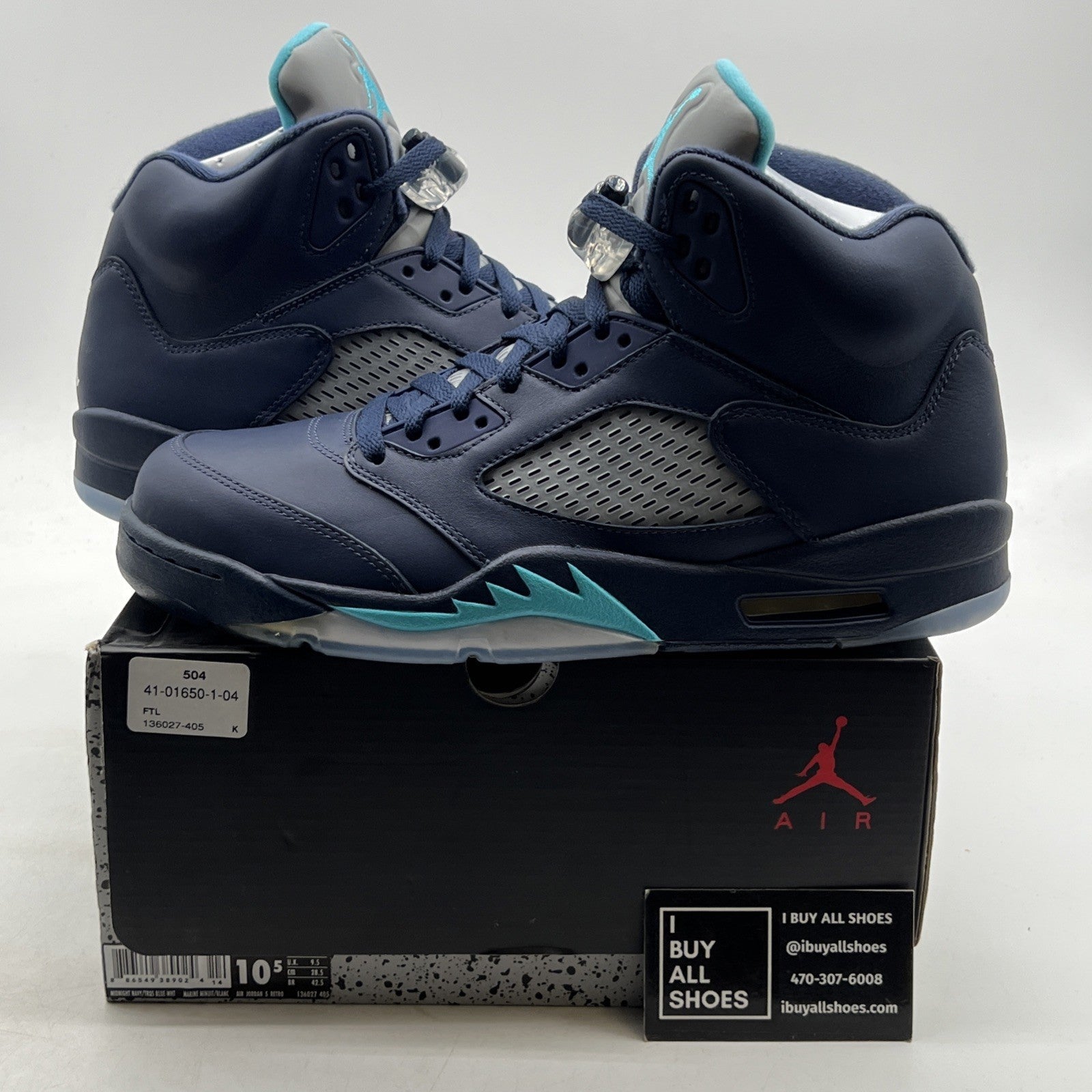 Size 10.5 - Air Jordan 5 Retro Pre-Grape (136027-405)