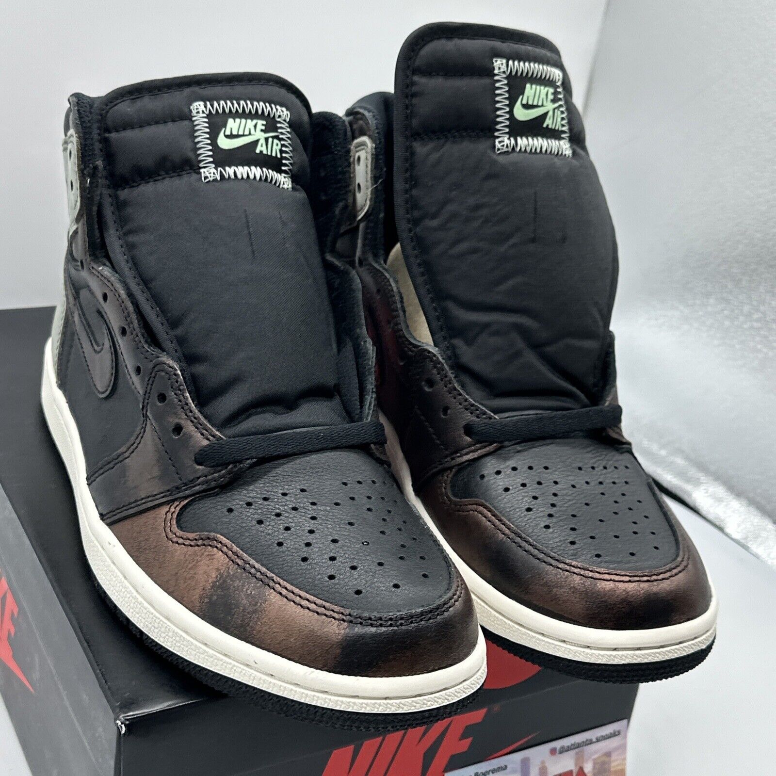 Size 9.5 - Jordan 1 Retro High OG Fresh Mint Patina Brown Rust Black Green