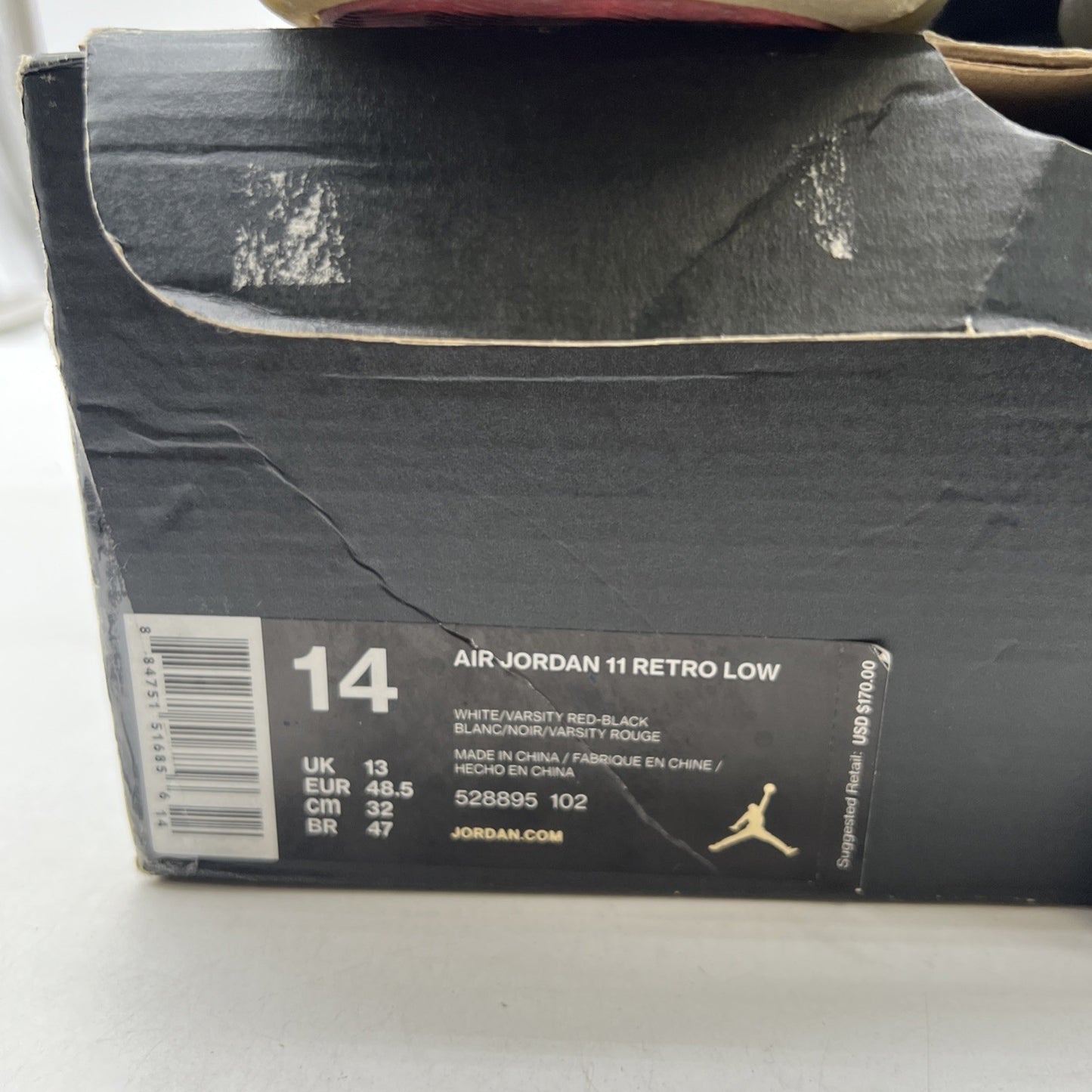 Size 14 - Air Jordan 11 Retro 2016 Low Cherry (528895-102)