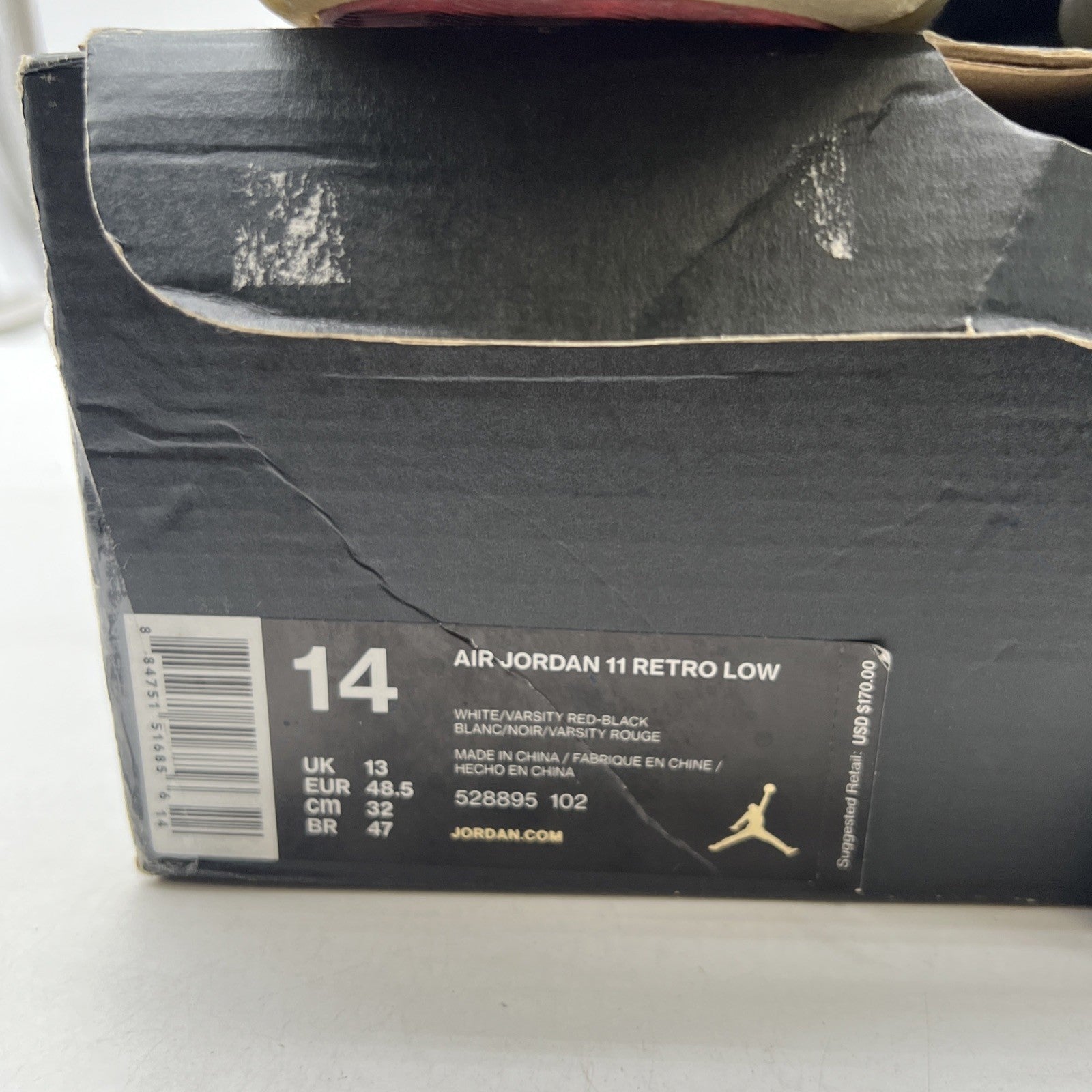 Size 14 - Air Jordan 11 Retro 2016 Low Cherry (528895-102)
