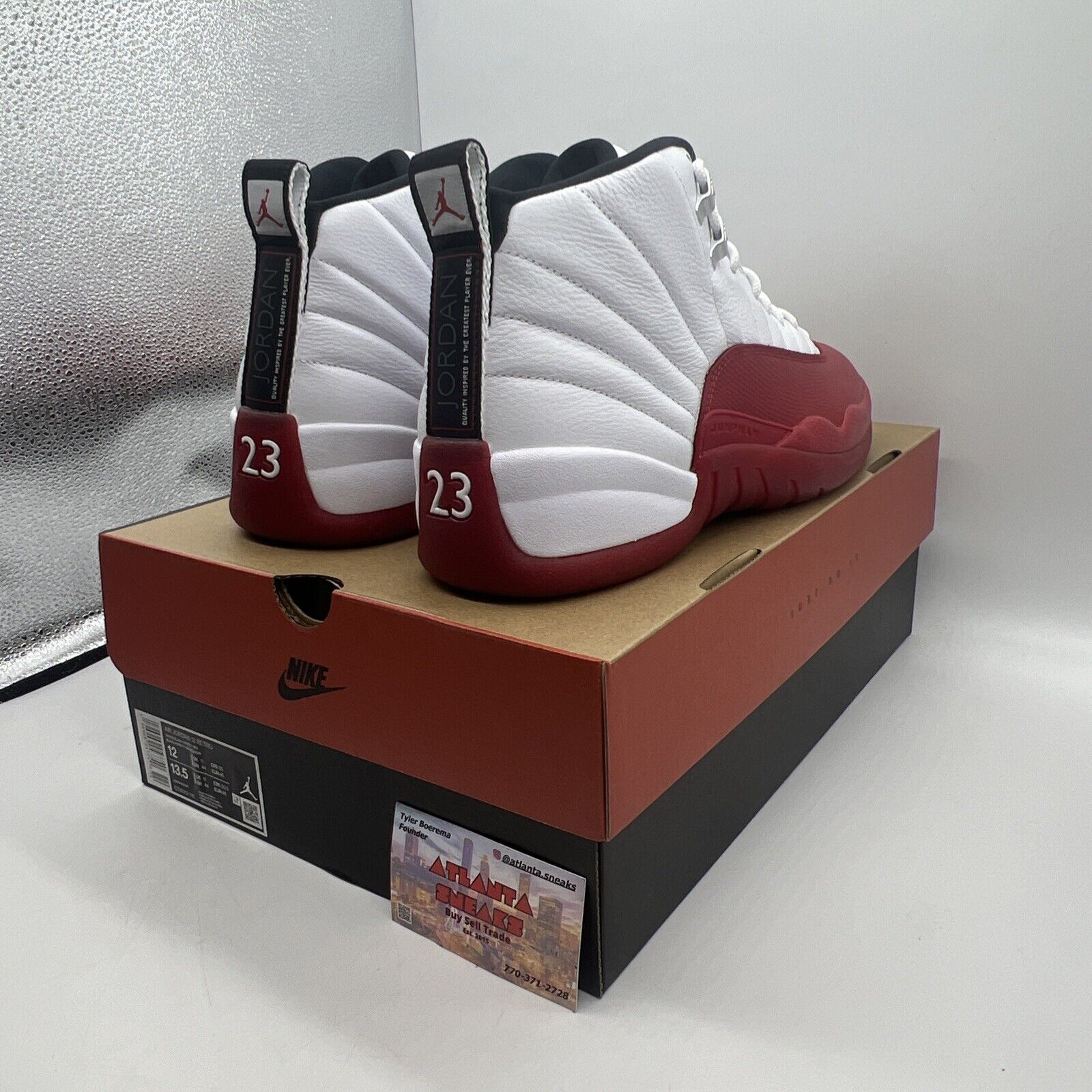 Size 12 - Jordan 12 Retro 2023 Mid Cherry Brand New Og All