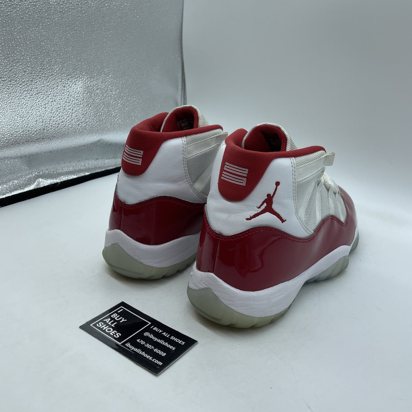 Size 10.5 - Jordan 11 Retro High Cherry White Red Suede Leather (CT8012-116)