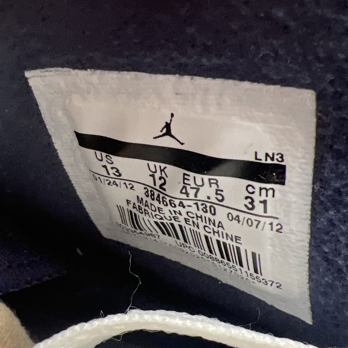 Size 13 - Air Jordan 6 Retro 2012 Olympic (384664-130)