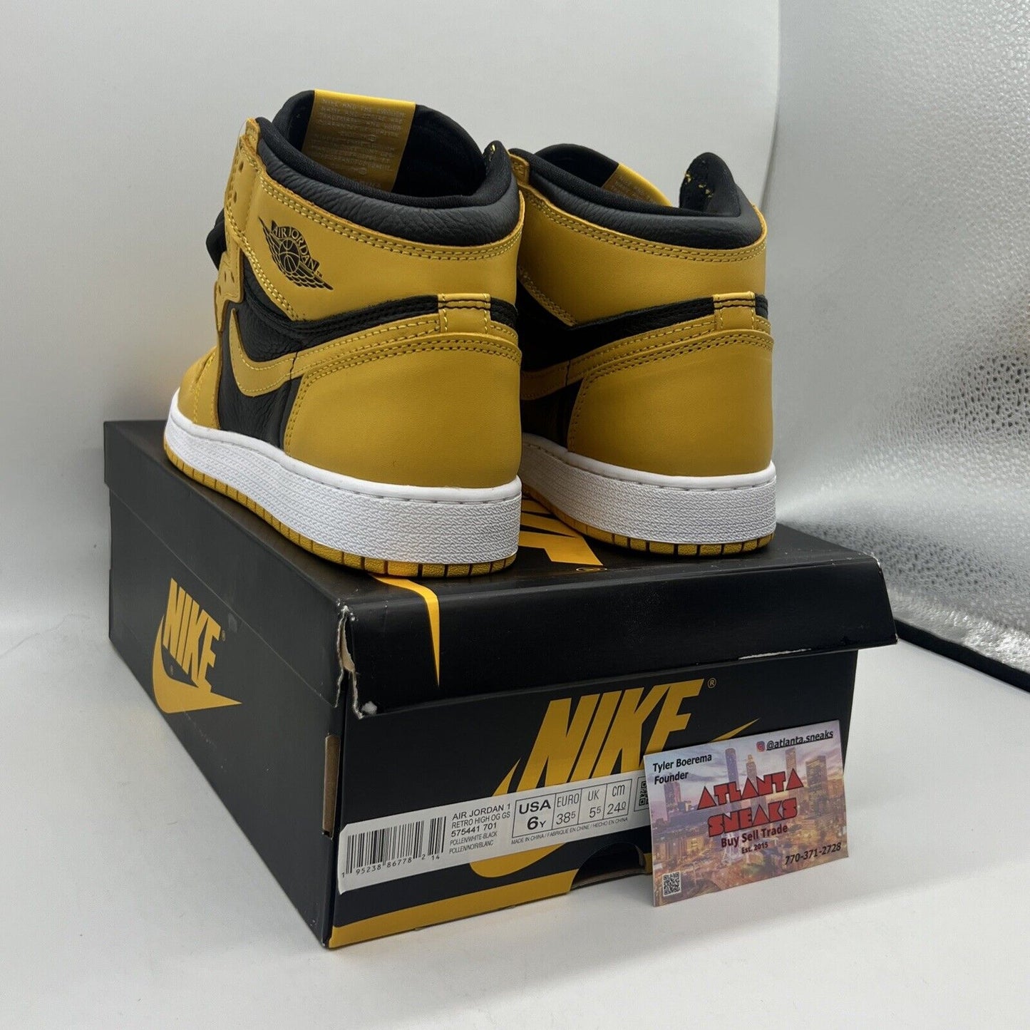 Size 6 - Jordan 1 Retro OG High Pollen Brand New Og All