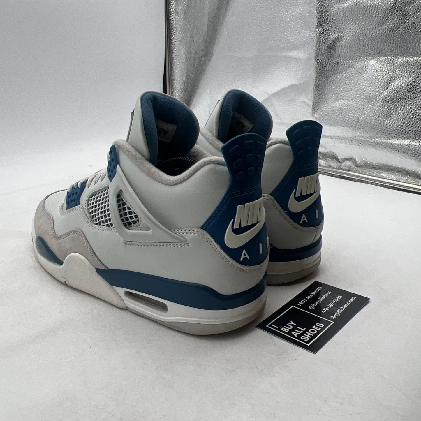 Size 9.5 - Air Jordan 4 Retro 2024 Military Blue (FV5029-141)