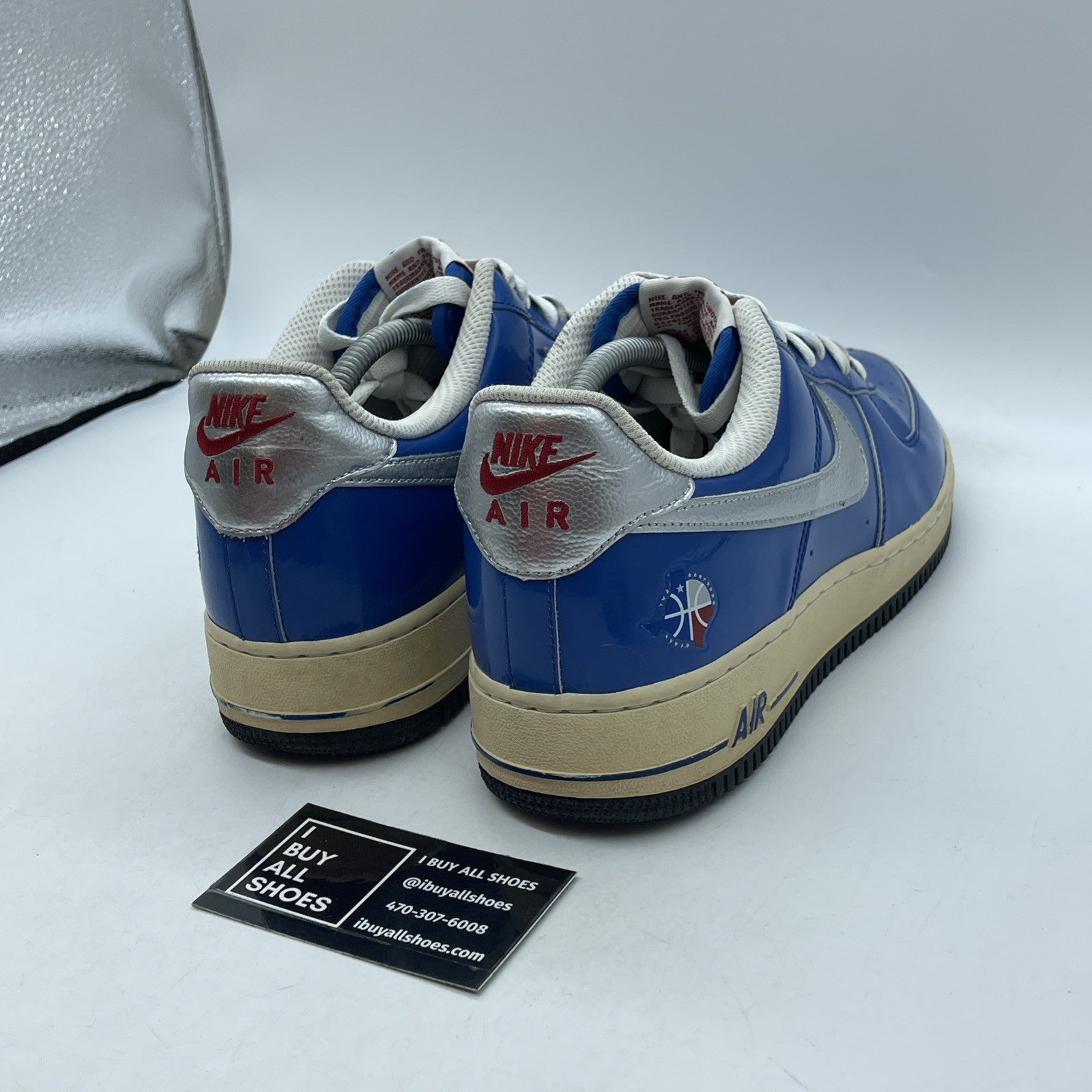 Size 10.5 - Nike Air Force 1 '07 NBA All-Star 2010 Blue Silver (315122-402)