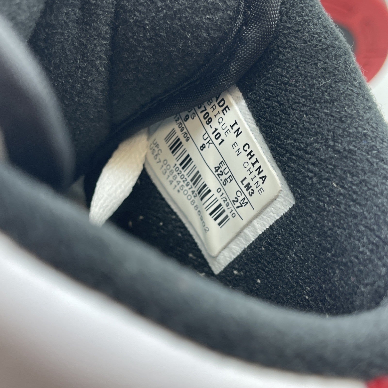 Size 9 - Air Jordan 2 Retro QF 2010 Varsity Red White Leather (395709-101)