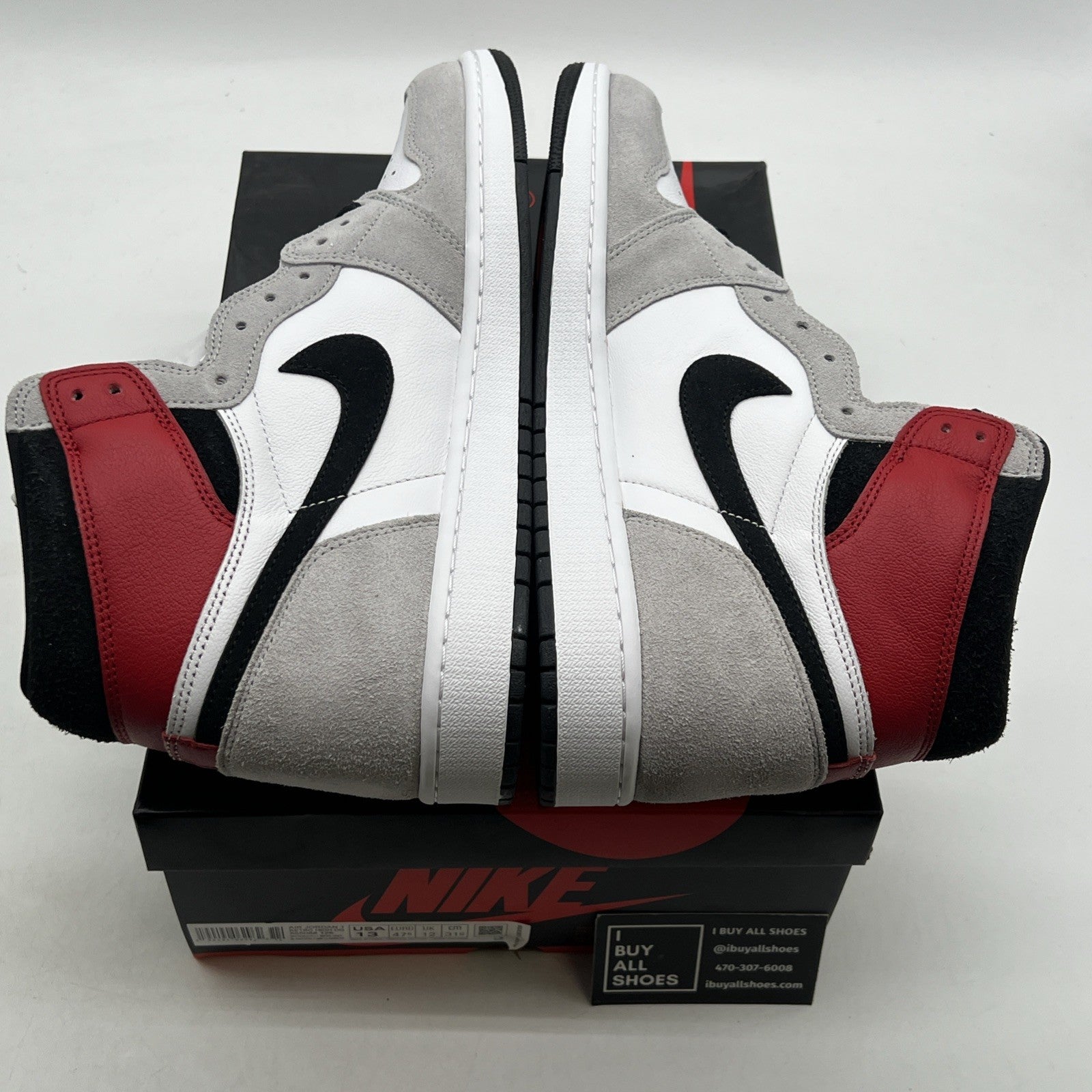 Size 13 - Air Jordan 1 Retro High OG Smoke Gray 2020 (555088-126)