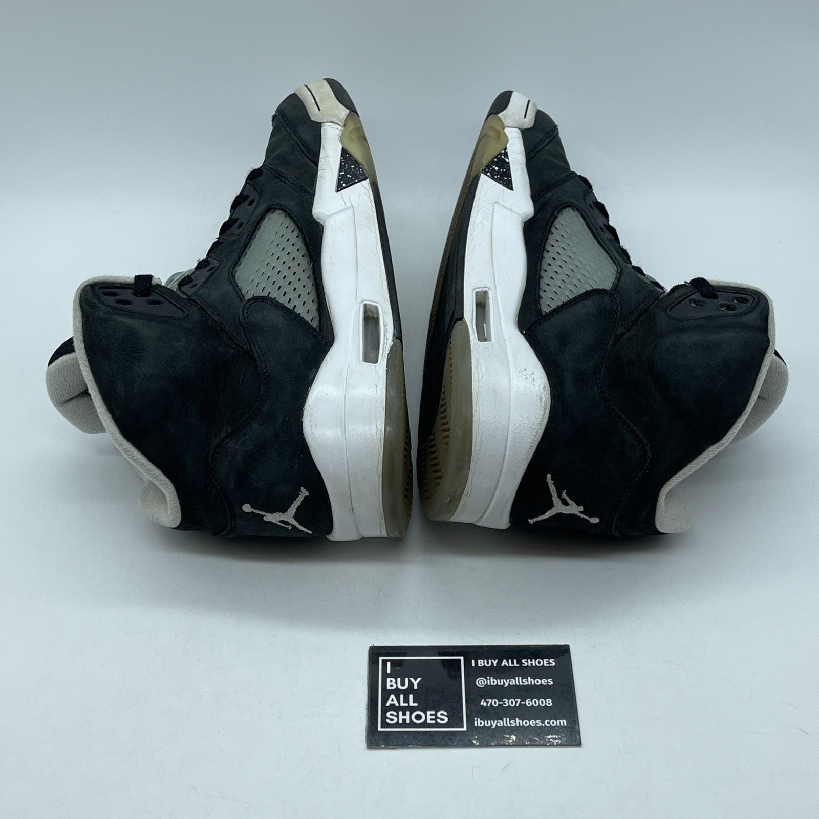 Size 9.5 - Jordan 5 Retro Mid Oreo Black White Suede (CT4838-011)