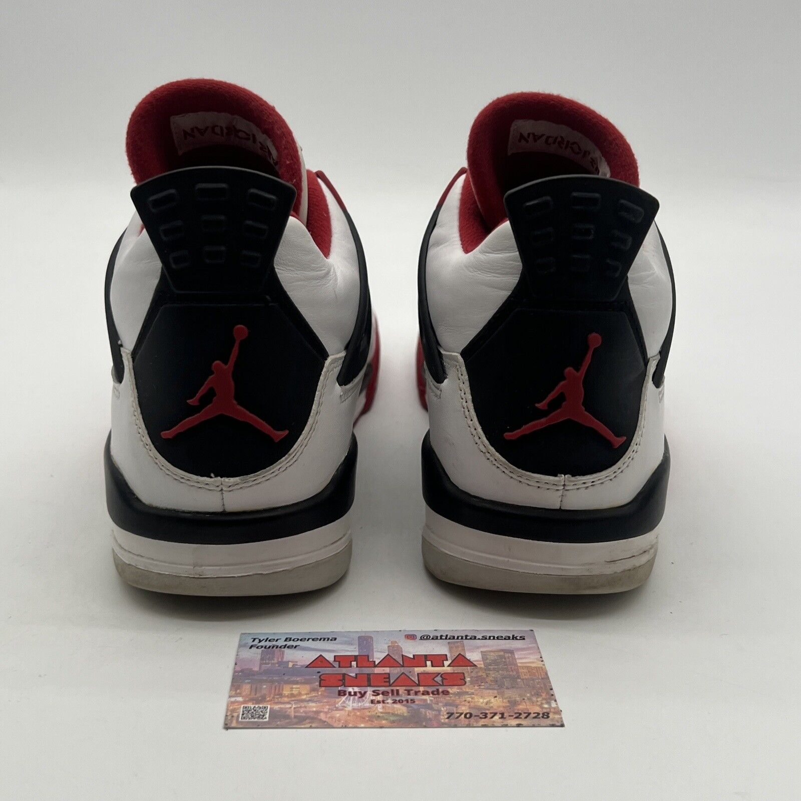 Size 7.5 - Air Jordan 4 Retro Fire Red  (308497-110)