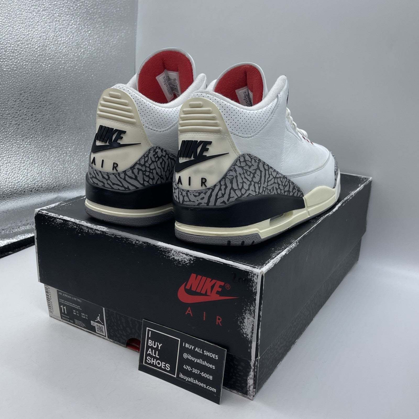 Size 11 - Air Jordan 3 Retro Mid White Cement Reimagined (DN3707-100)