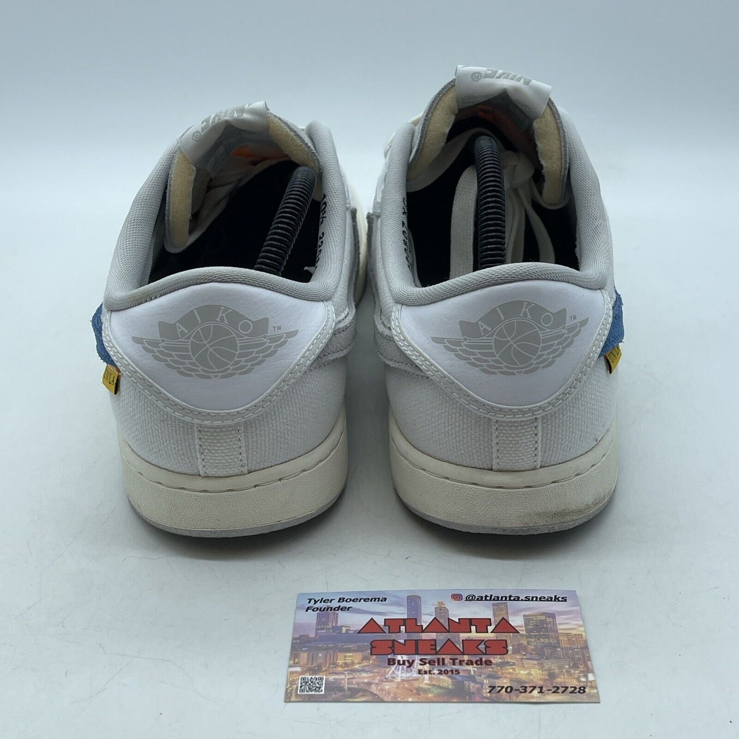 Size 10.5 - Jordan 1 KO x Union LA Low White Neutral Grey Suede (DO8912-101)