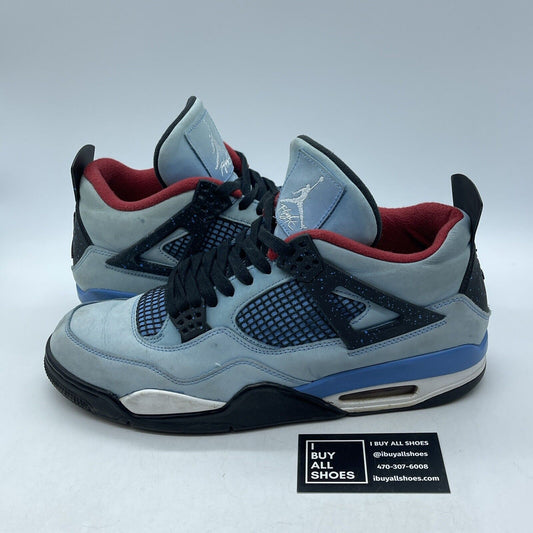 Size 12 - Jordan 4 Retro x Travis Scott Mid Cactus Jack Blue Suede (308497-406)