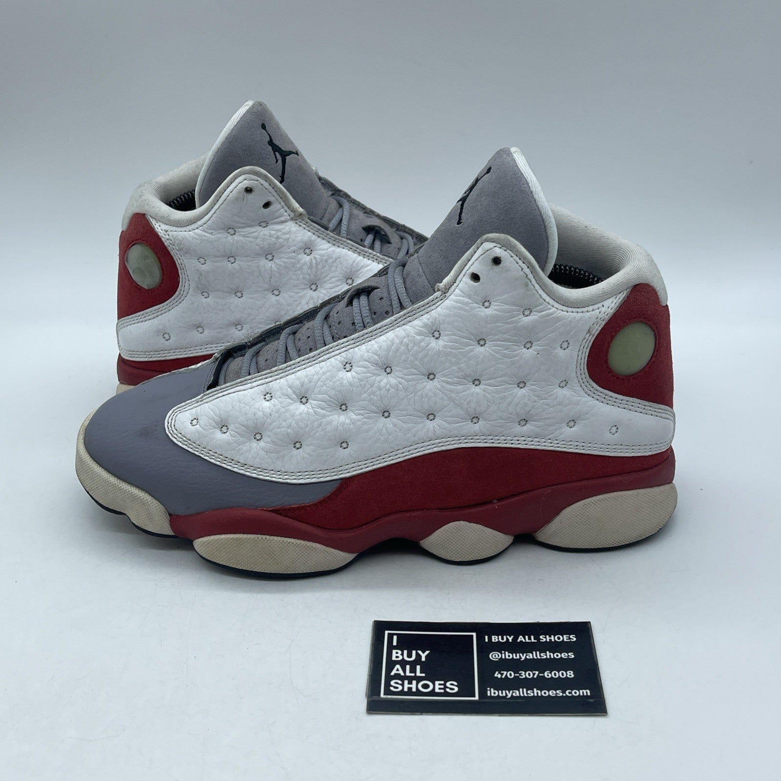 Size 8 - Air Jordan 13 Retro 2014 Grey Toe (414571-126)