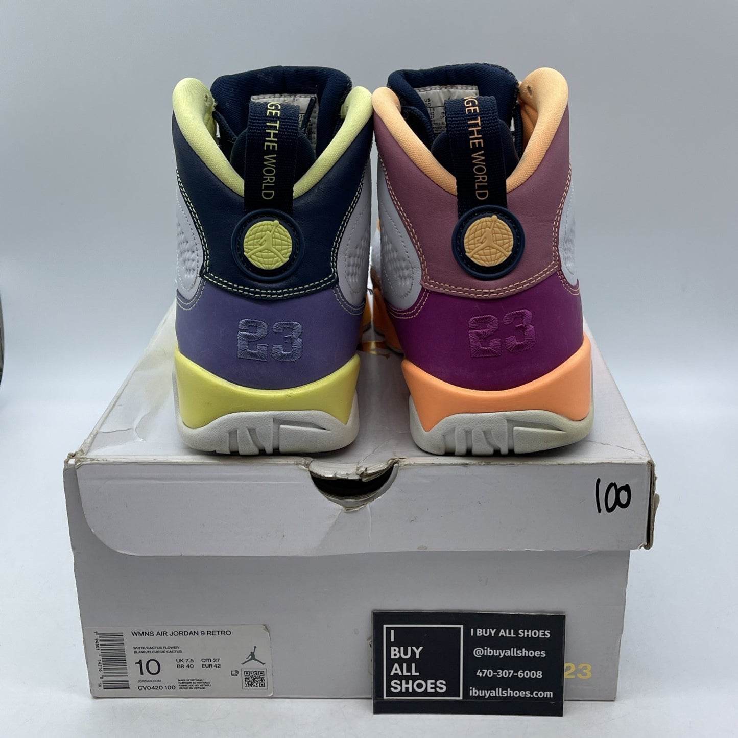 Size 10W - Air Jordan 9 Retro Change The World (CV0420-100)