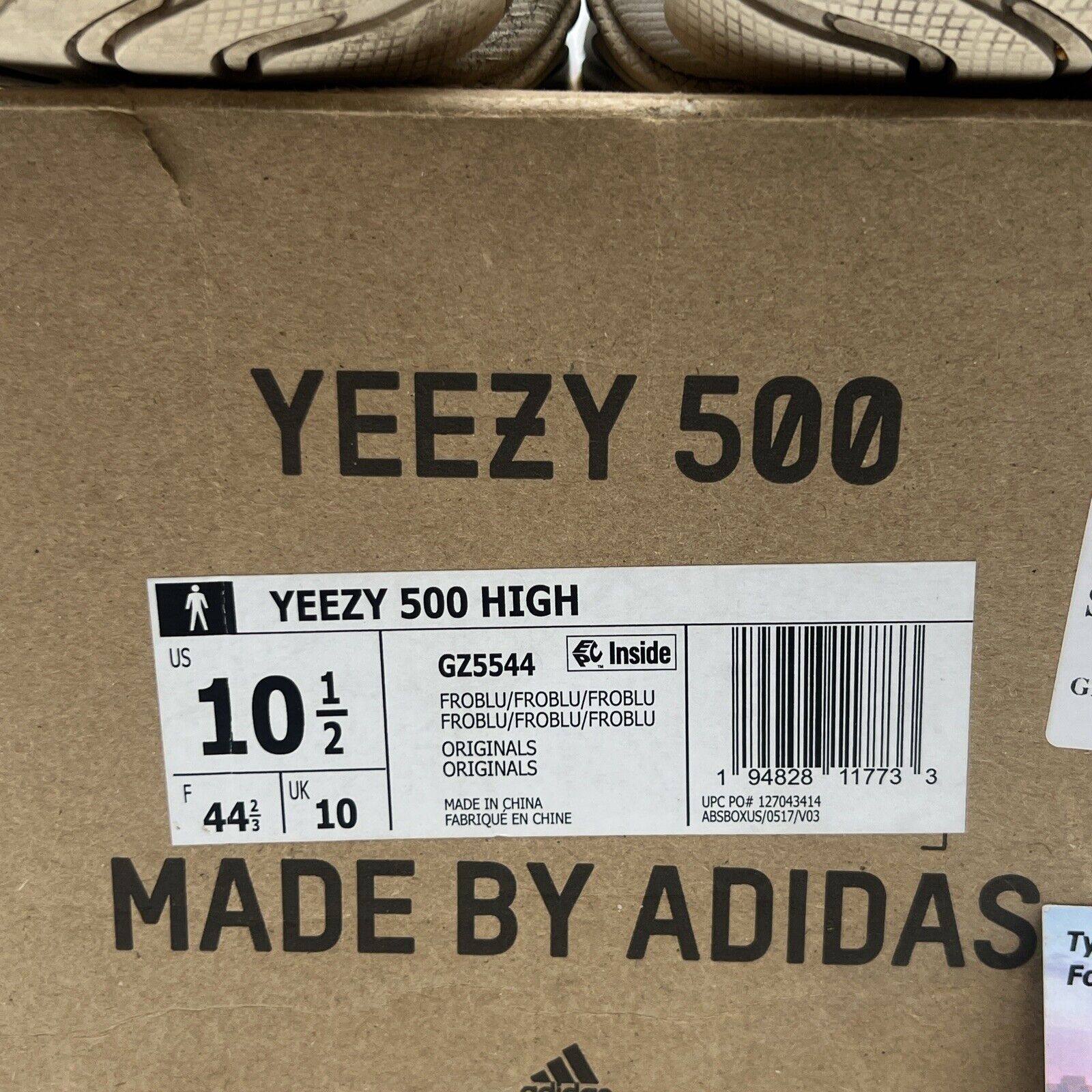 Size 10.5 - adidas Yeezy 500 High Frosted Blue (GZ5544)