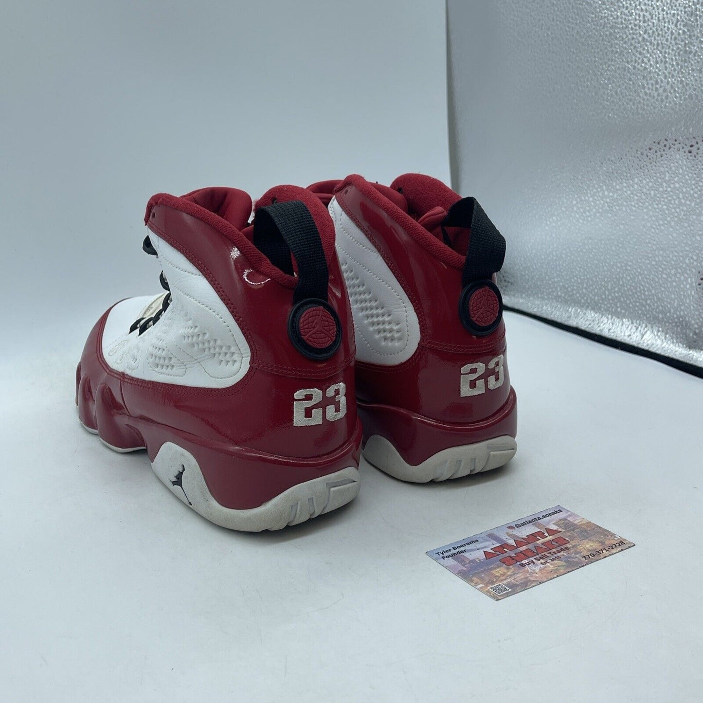 Size 10 - Air Jordan 9 Retro Gym Red White Leather (302370-160)