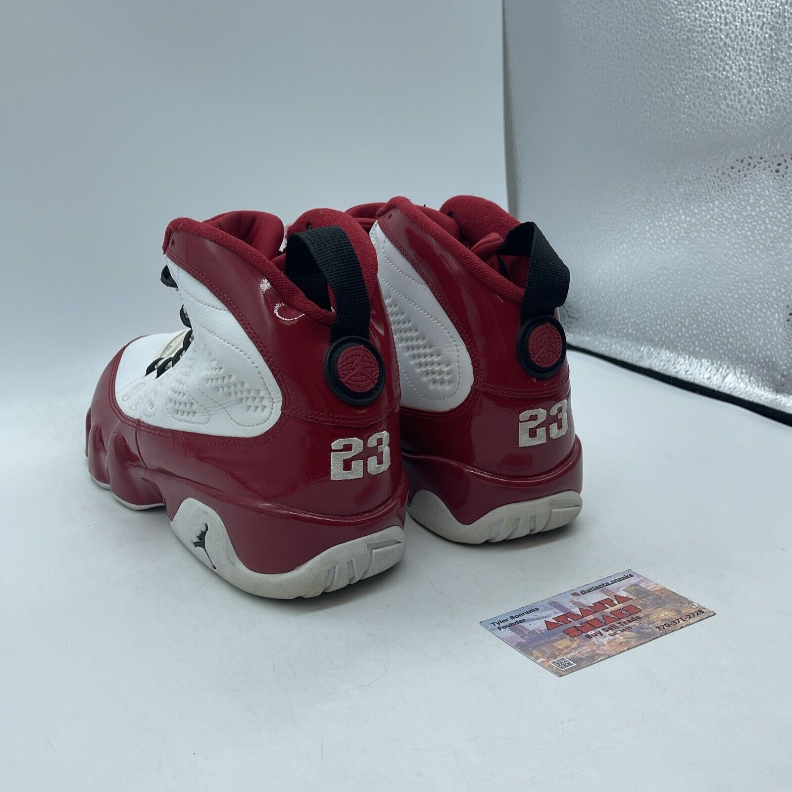 Size 10 - Air Jordan 9 Retro Gym Red White Leather (302370-160)