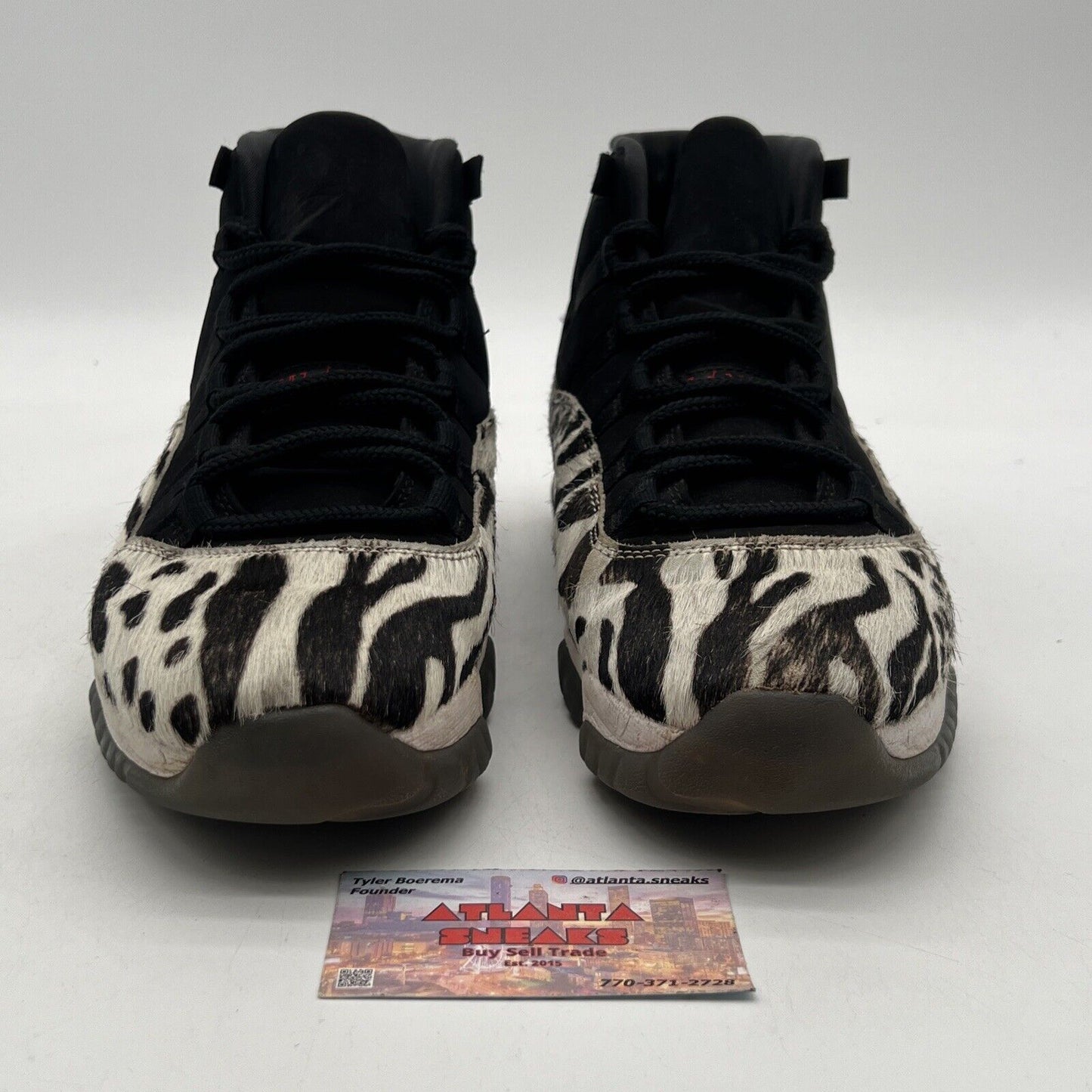 Size 11 - Air Jordan 11 Retro Animal Instinct W Black White (AR0715-010)