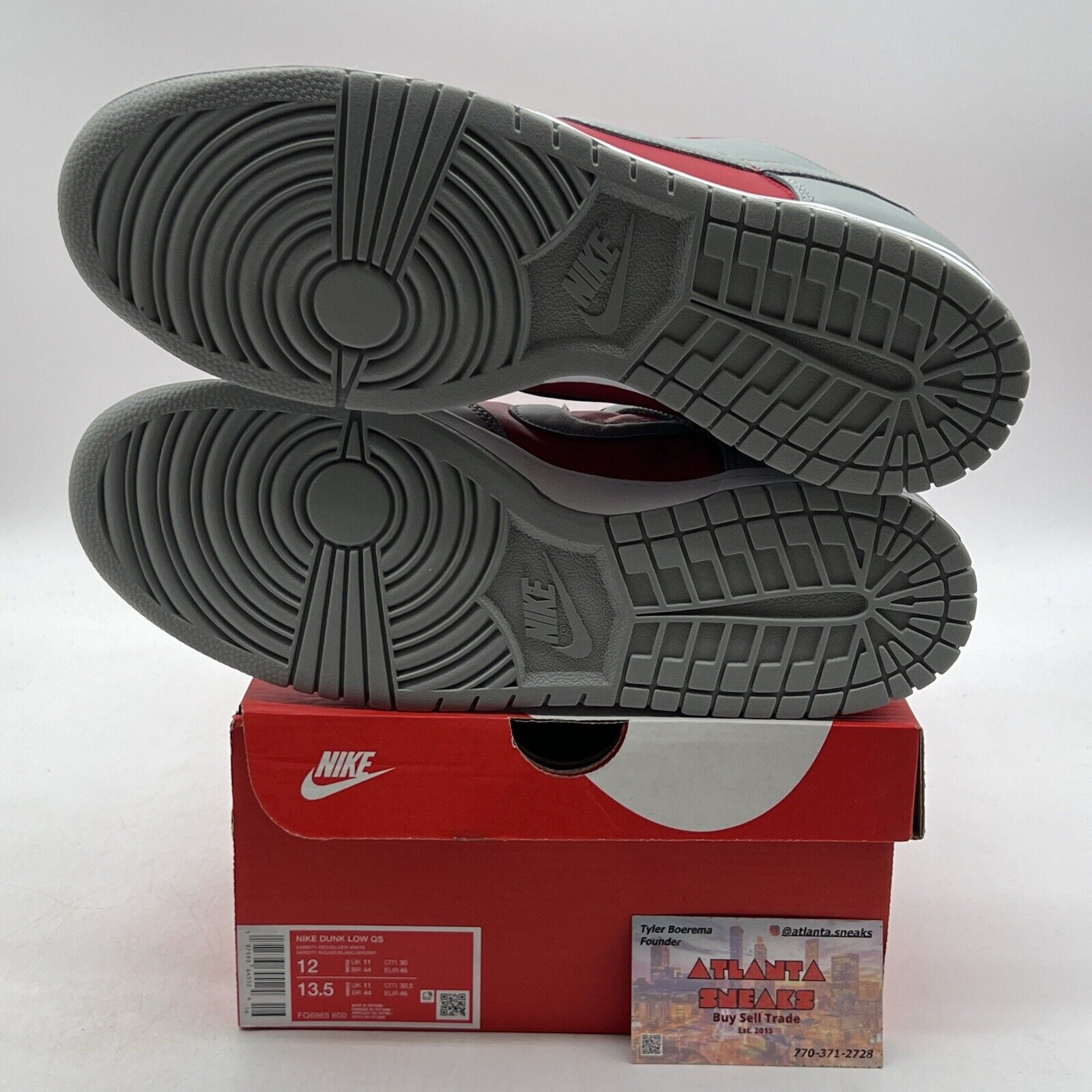 Size 12 - Nike Dunk CO.JP 2024 Low Ultraman Red Grey White Leather (FQ6965-600)