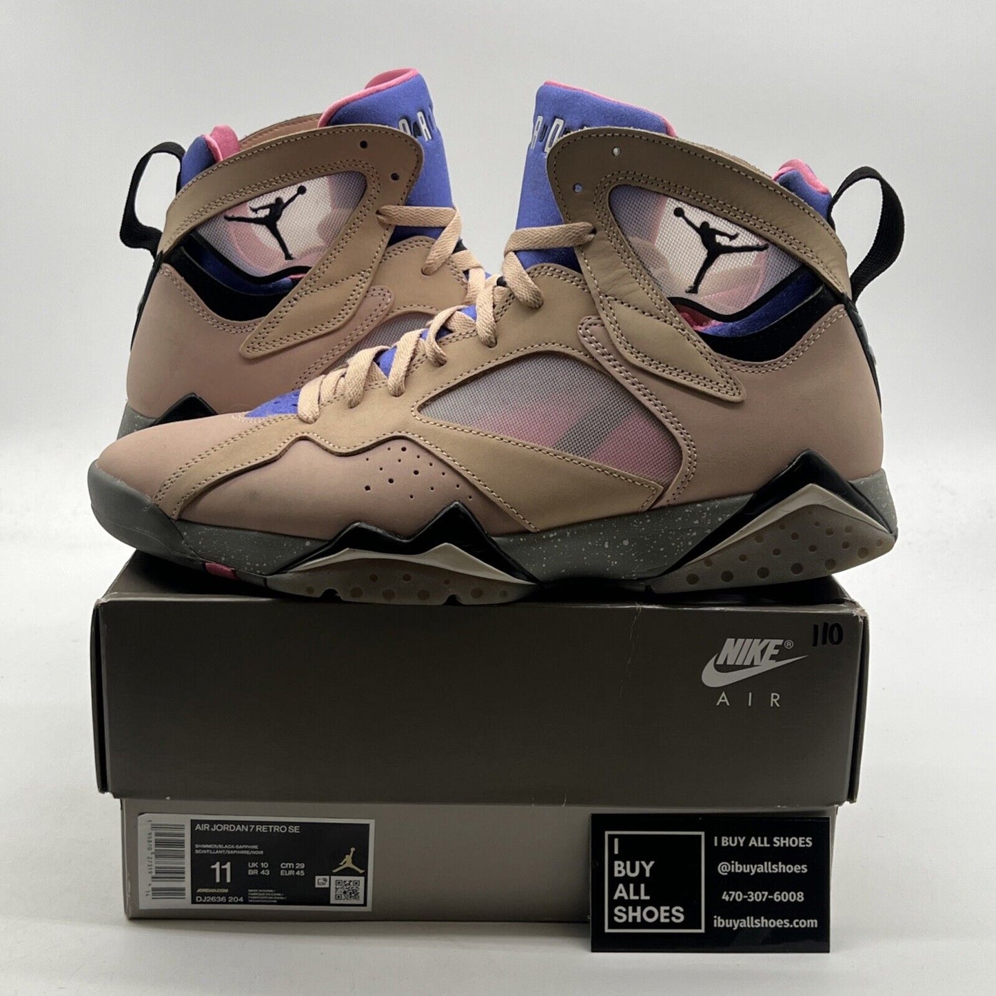 Size 11 - Air Jordan 7 Retro SE Sapphire (DJ2636-204)