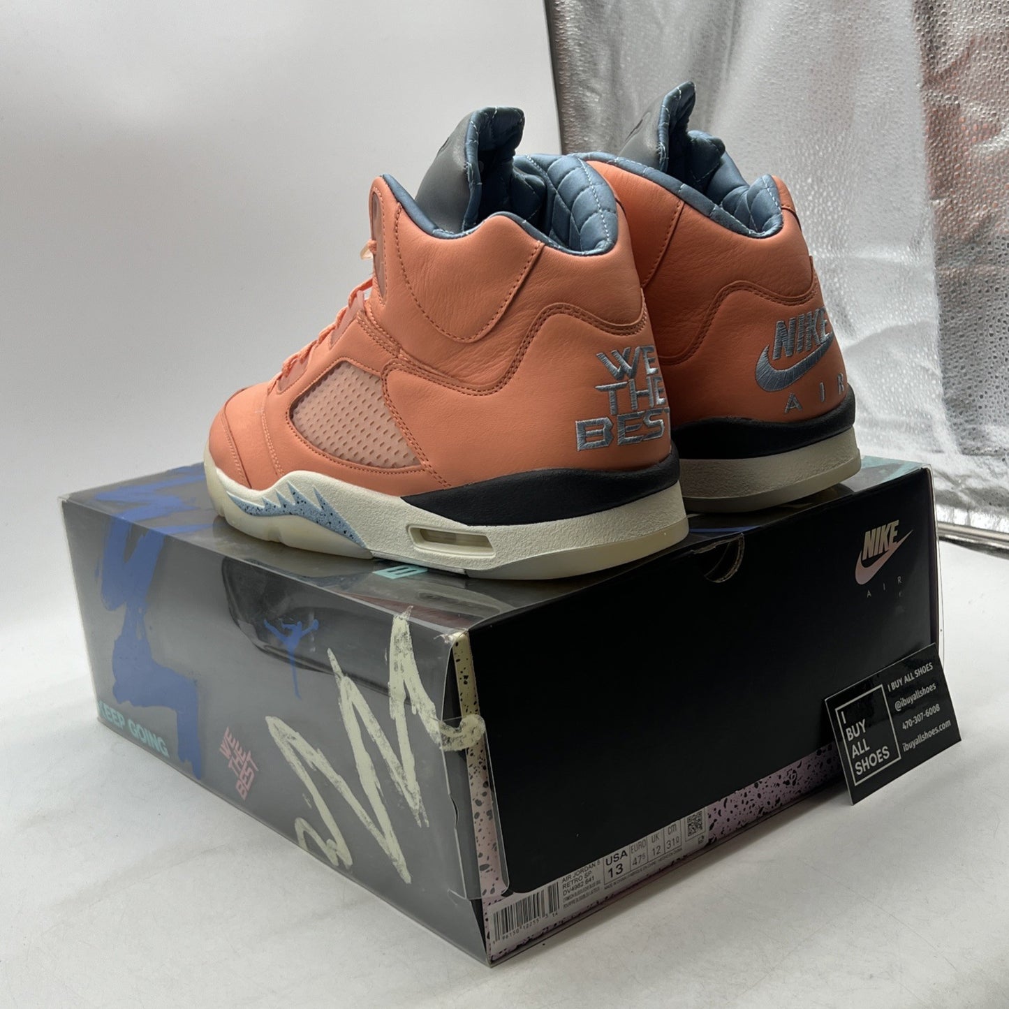 Size 13 - Air Jordan 5 Retro x DJ Khaled Mid We The Best - Crimson Bliss