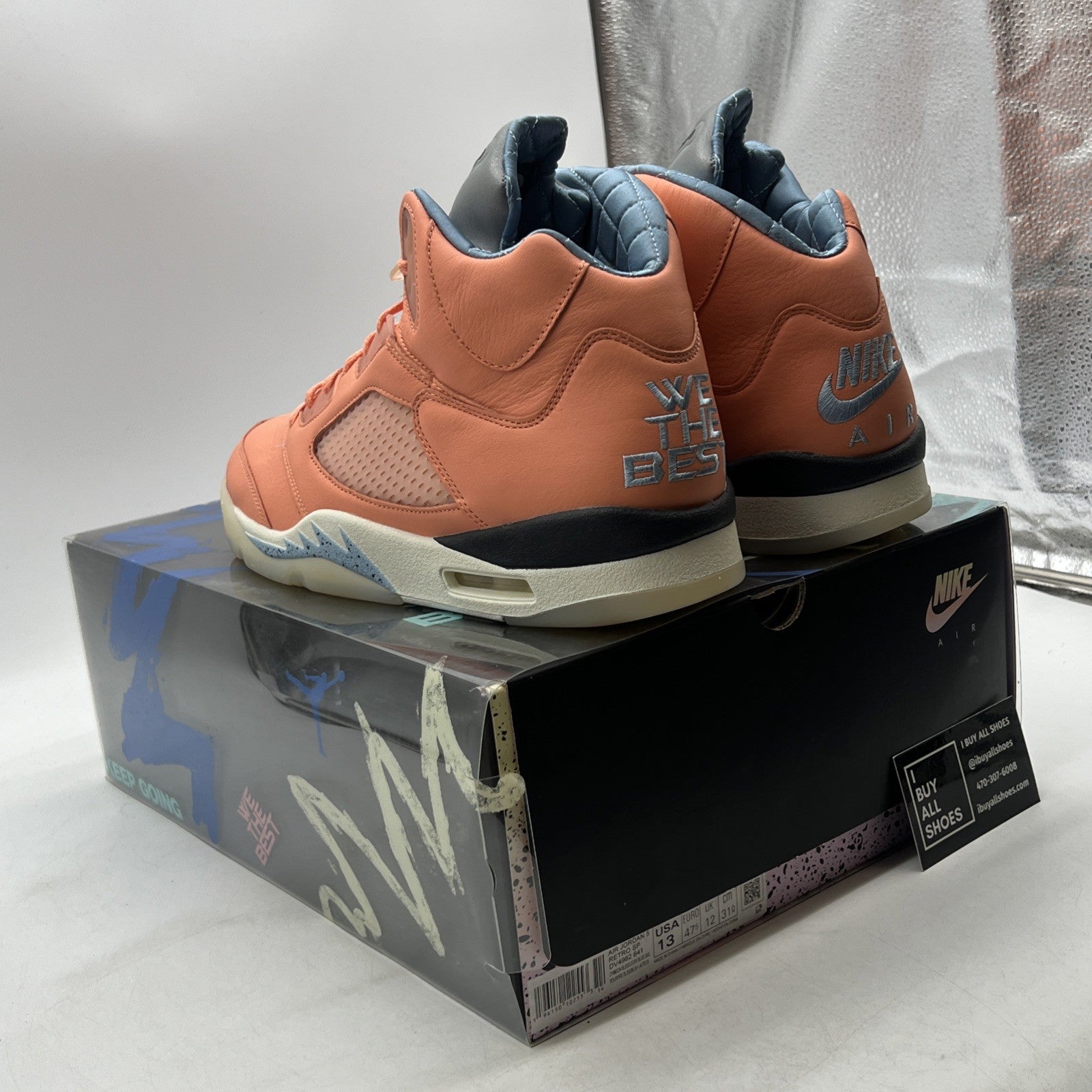 Size 13 - Air Jordan 5 Retro x DJ Khaled Mid We The Best - Crimson Bliss