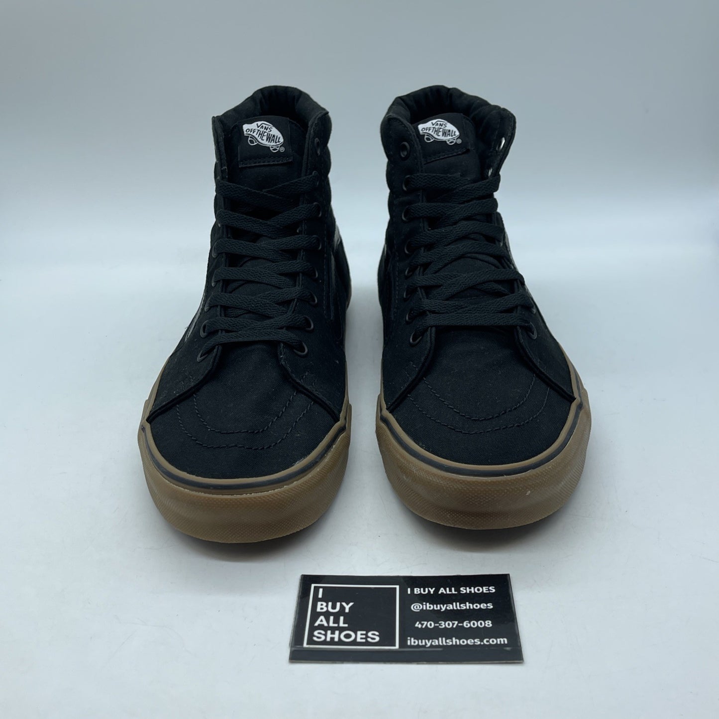 Size 12 - VANS Sk8- Reissue Canvas High Black Light Gum NWB (VNOA2XSBL0D)