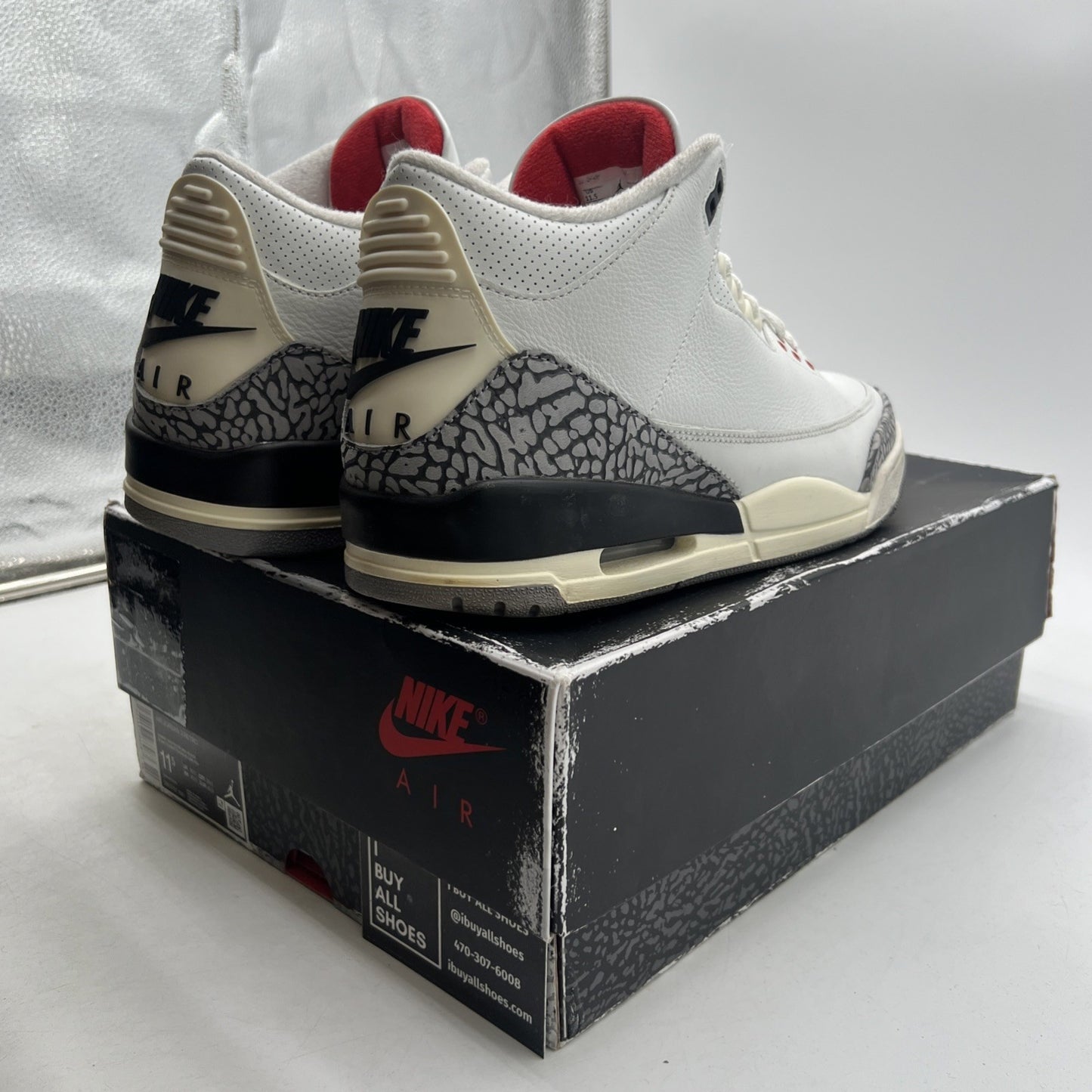 Size 11.5 - Air Jordan 3 Retro Mid White Cement Reimagined (DN3707-100)
