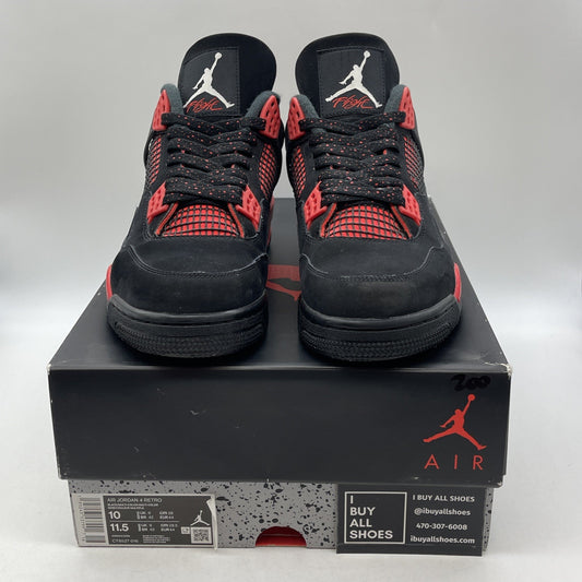 Size 10 - Air Jordan 4 Retro Mid Red Thunder (CT8527–016)