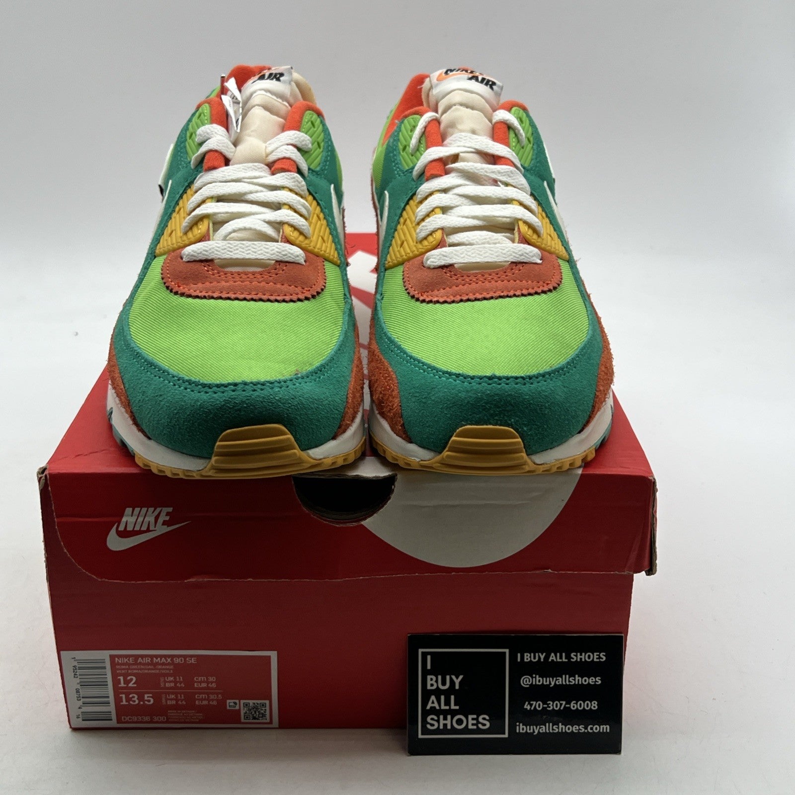 Size 12 - Nike Air Max 90 SE Roma Green Running Club (DC9336-300)