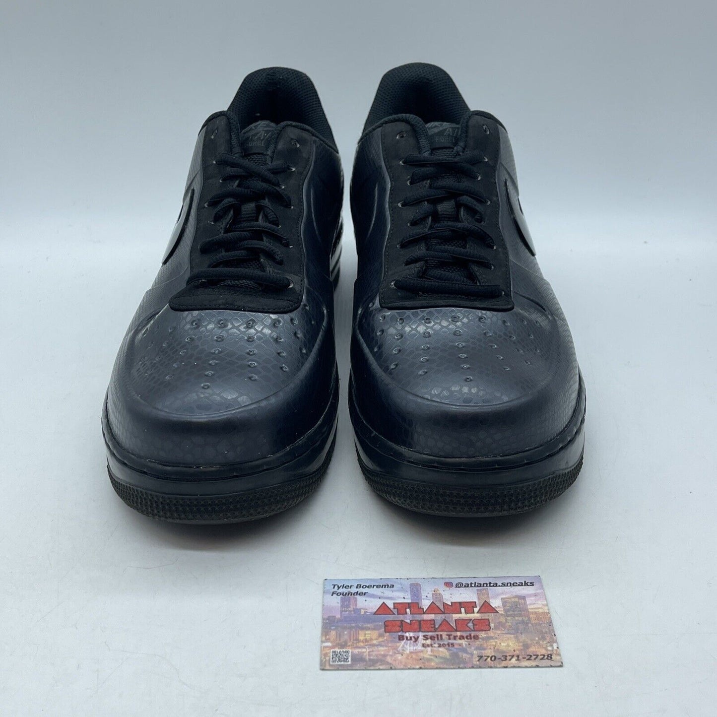 Size 13 - Nike Air Force 1 Foamposite Pro Low Black Snake (532461-002)